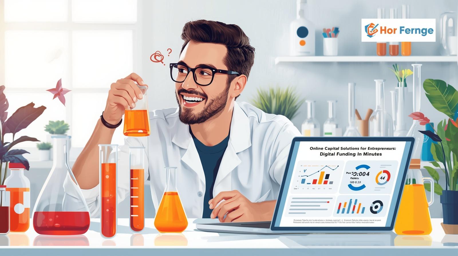 Online capital solutions for entrepreneurs 1 man invents new energy drink in lab